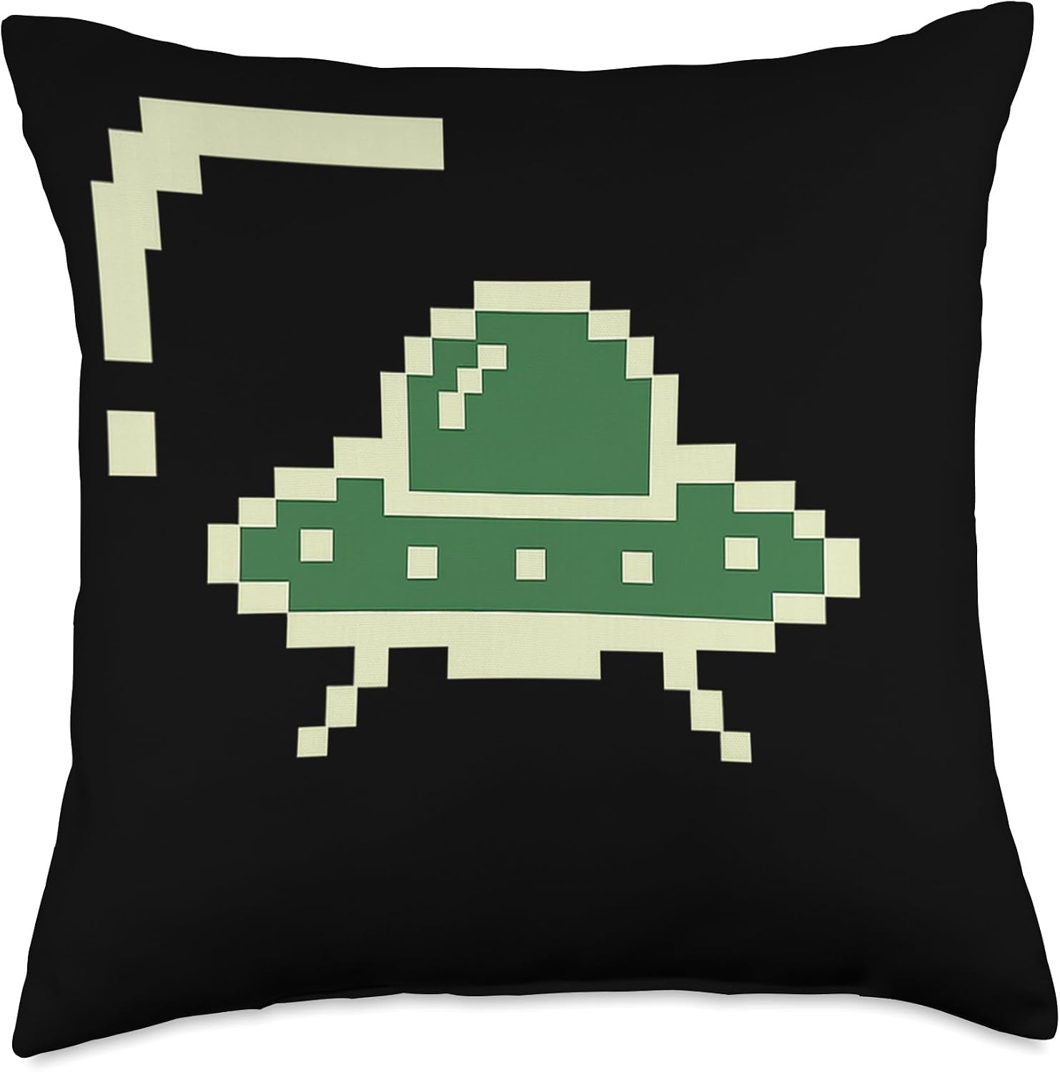 Minimal vintage pixel art alien spaceship - Adult & Kids T-Shirts, Sweatshirts & Hoodies apparel design preview 1