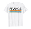 France Republique Francaise Stripes T-Shirt - Minimalist Print for Adults - T-Shirt, Sweatshirt, Hoodie