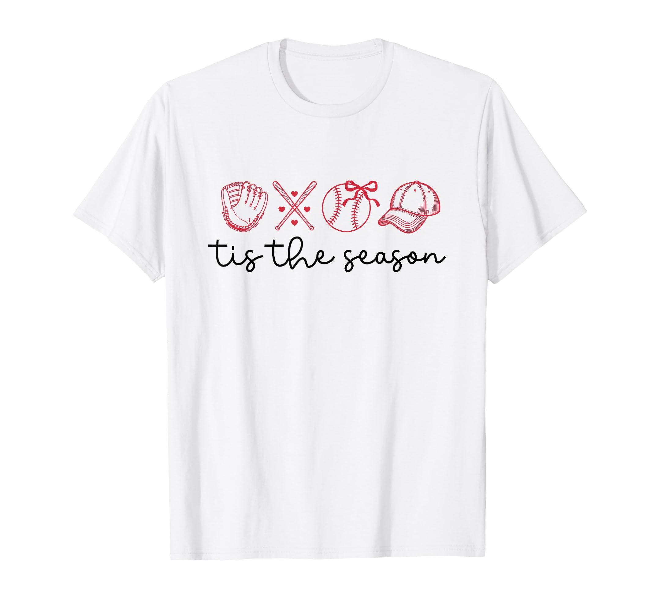 Coquette Tis Season American Baseball T-Shirt - Custom Art Print for Adults - T-Shirt, Sweatshirt, Hoodie