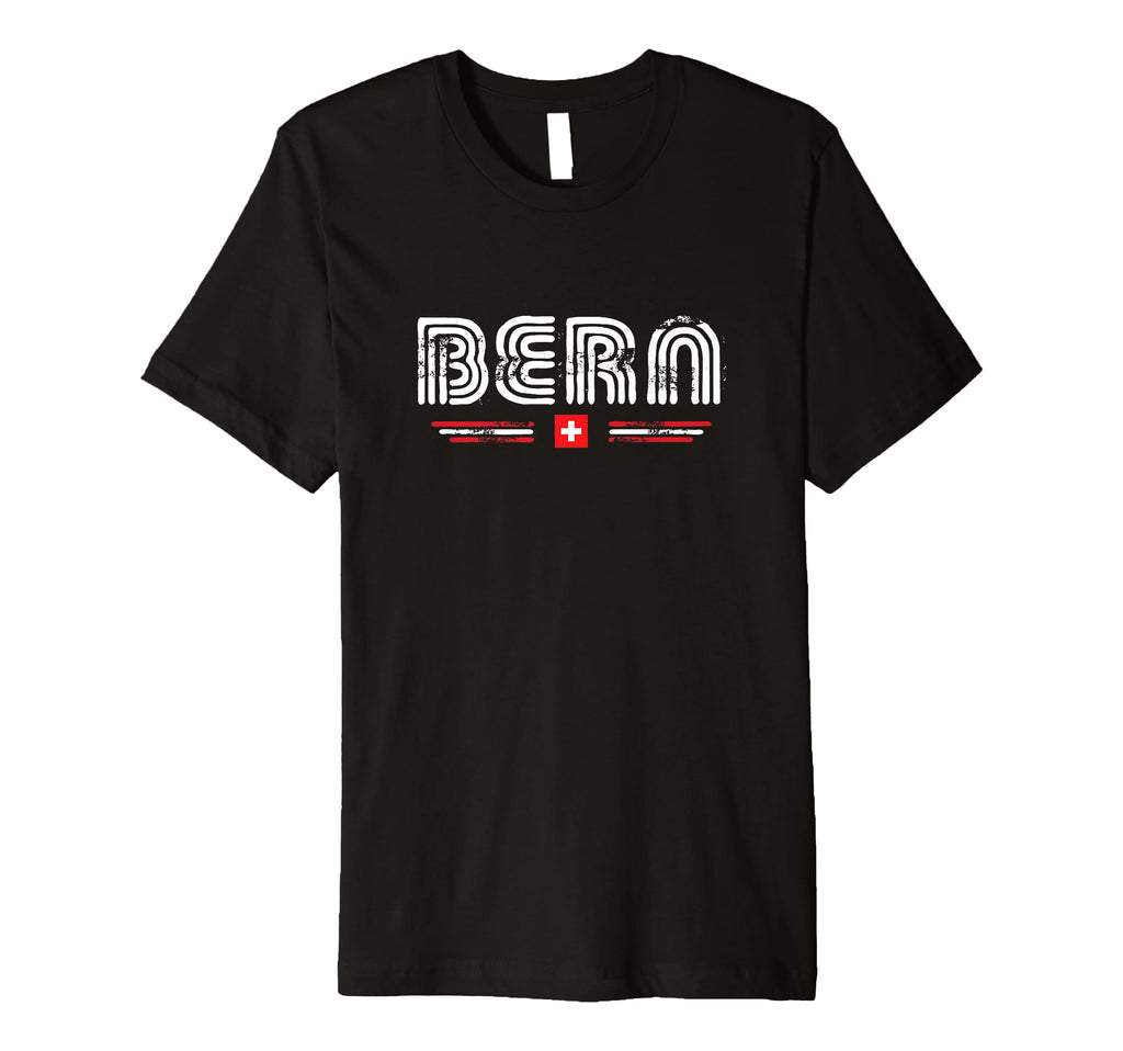 Bern Switzerland 70S 80S Type T-Shirt - Streetwear Style Unisex - T-Shirt, Sweatshirt, Hoodie