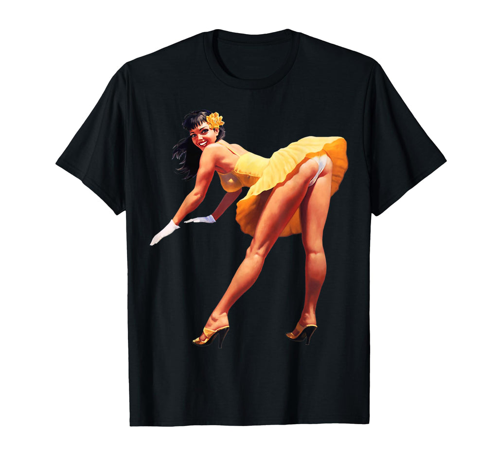 Pinup Sexy Dress T-Shirt - Novelty Apparel Men Women - T-Shirt, Sweatshirt, Hoodie