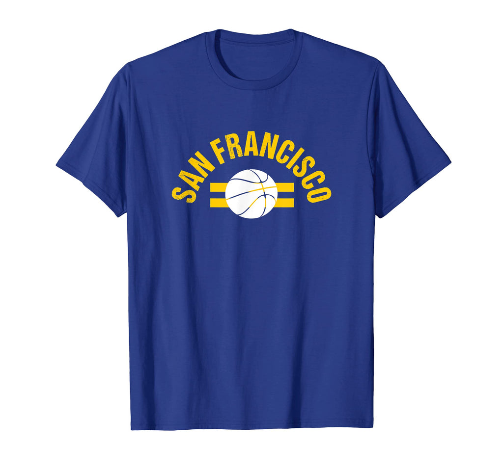 Sf San Francisco Stripes Basketball T-Shirt - Fun Novelty Design for Adults - T-Shirt, Sweatshirt, Hoodie