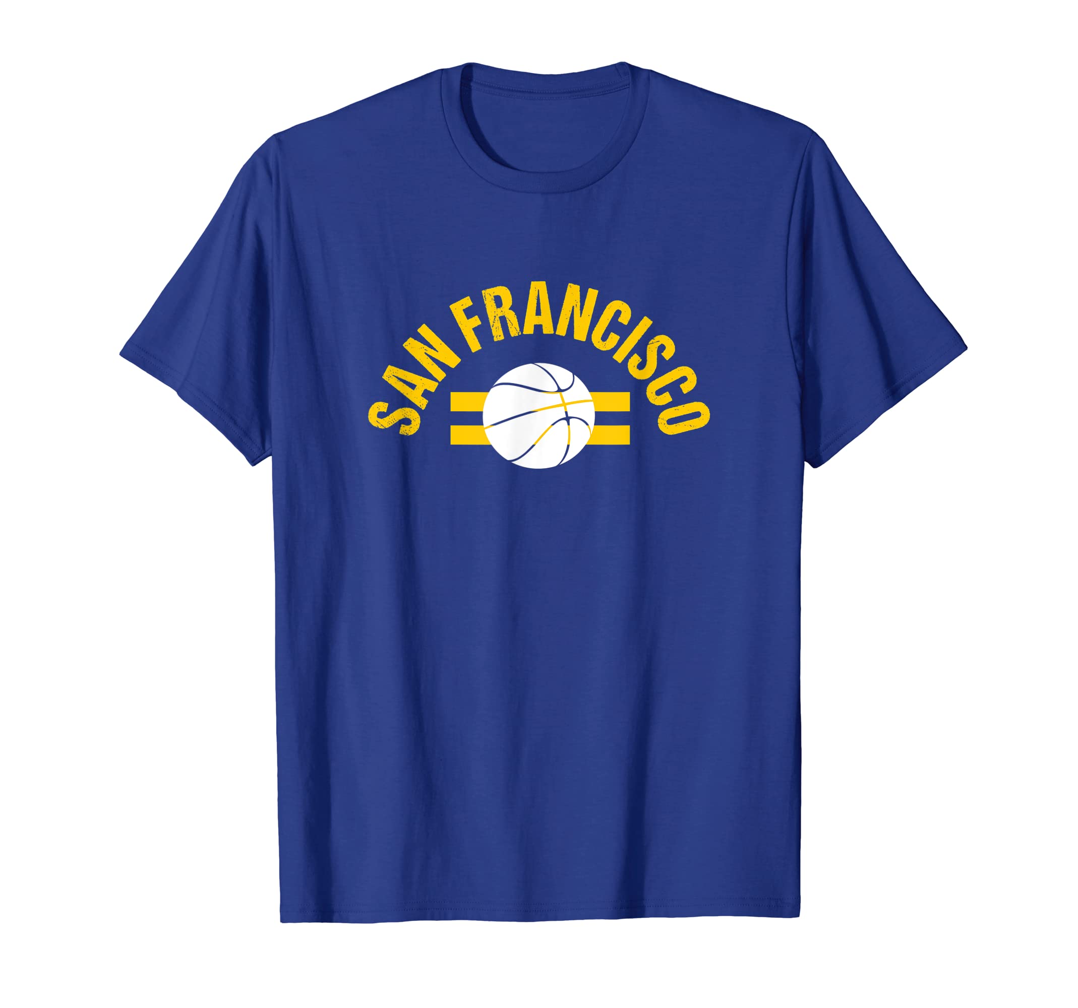 Sf San Francisco Stripes Basketball T-Shirt - Fun Novelty Design for Adults - T-Shirt, Sweatshirt, Hoodie