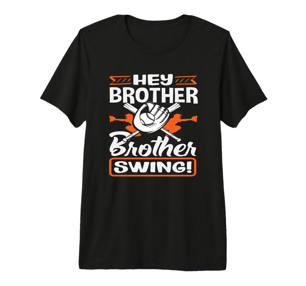 Hey Brother Swing Baseball Batter T-Shirt - Aesthetic Graphic Men Women - T-Shirt, Sweatshirt, Hoodie