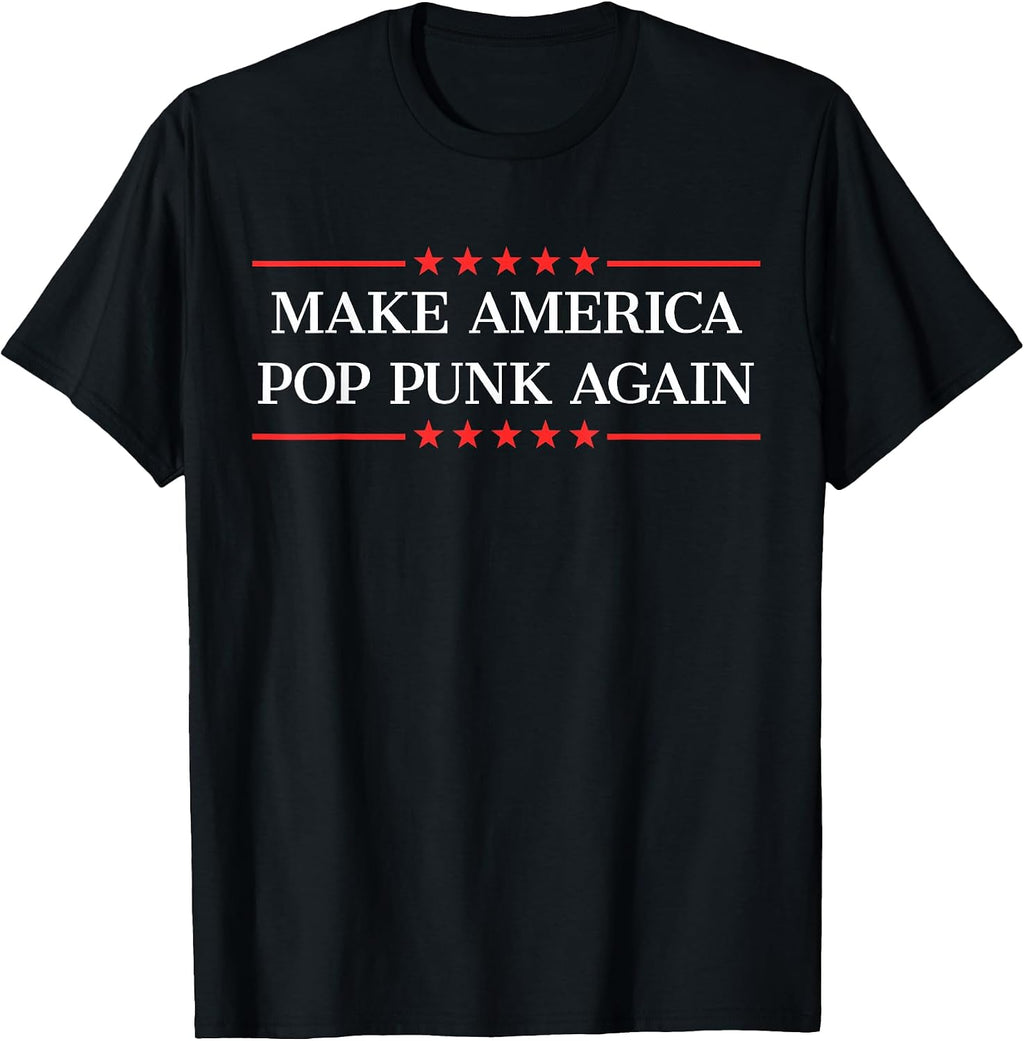 Make America Pop Punk Again - Adult & Kids T-Shirts, Sweatshirts & Hoodies apparel design preview 1