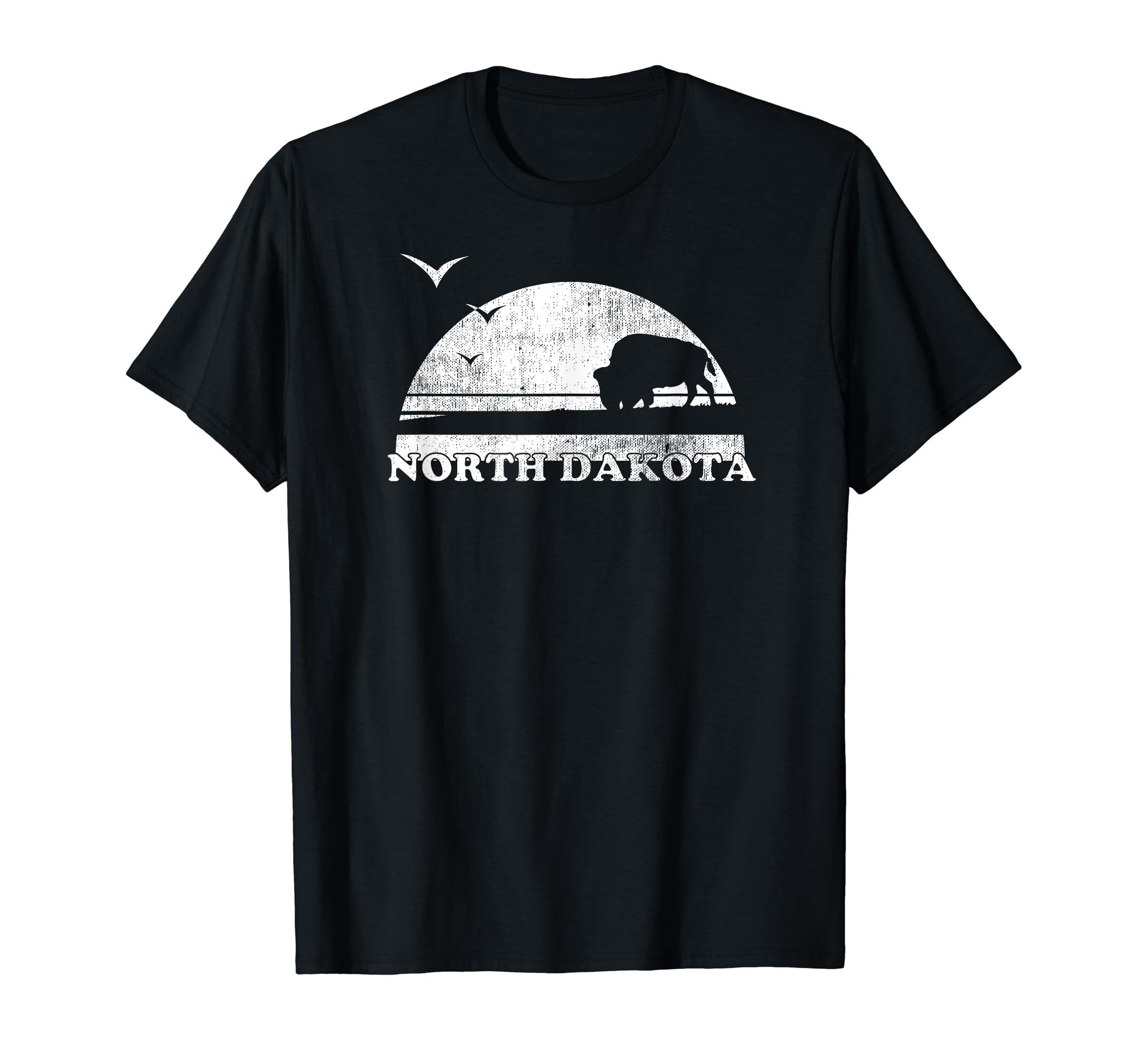 North Dakota 70S 80S Sunrise Nd T-Shirt - Casual Everyday Wear for Adults - T-Shirt, Sweatshirt, Hoodie