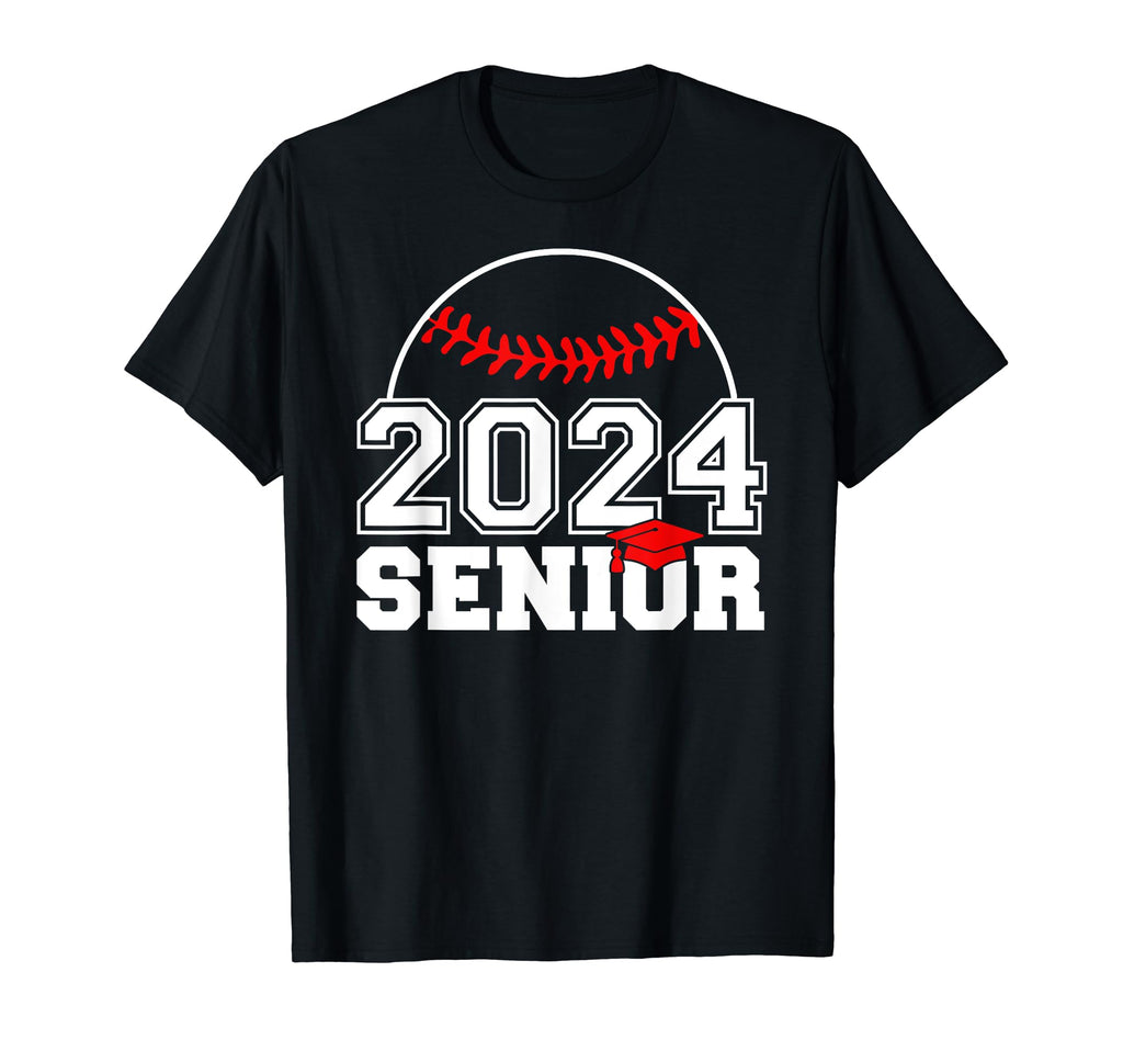 Senior 2024 Baseball Player Class T-Shirt - Casual Everyday Wear Unisex - T-Shirt, Sweatshirt, Hoodie