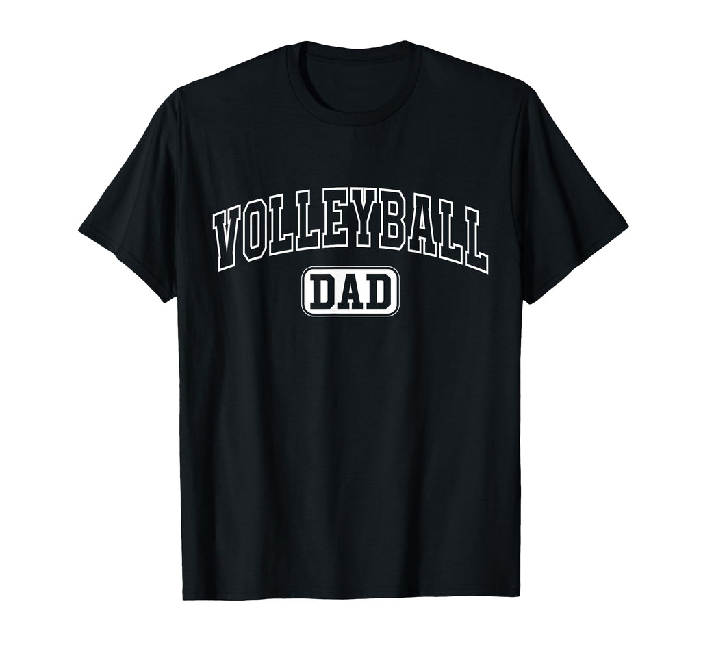 Volleyball Dad Funny Athletic Lettering T-Shirt - Graphic Print Unisex - T-Shirt, Sweatshirt, Hoodie