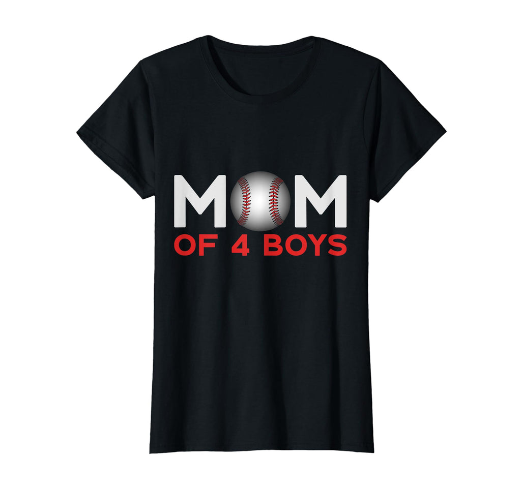 Mom 4 Baseball Mothers Day T-Shirt - Streetwear Style Men Women - T-Shirt, Sweatshirt, Hoodie