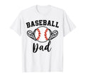 Baseball Dad Leopard Heart Baseball T-Shirt - Custom Art Print Men Women - T-Shirt, Sweatshirt, Hoodie
