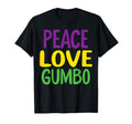 Peace Love Gumbo T-Shirt - Graphic Print for Adults - T-Shirt, Sweatshirt, Hoodie