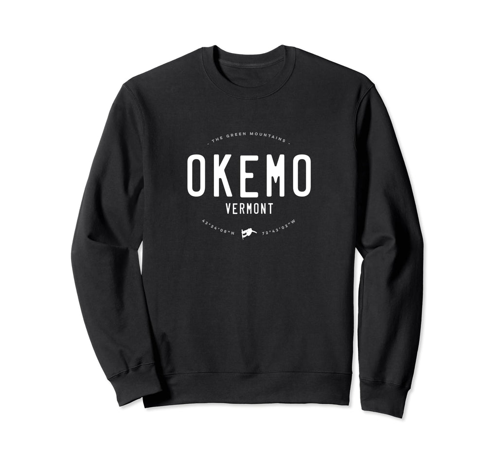 Okemo Vermont Distressed Sweatshirt - Casual Everyday Wear for Adults - T-Shirt, Sweatshirt, Hoodie