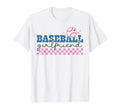 Groovy Baseball Girlfriend Wife Womens T-Shirt - Graphic Print Unisex - T-Shirt, Sweatshirt, Hoodie