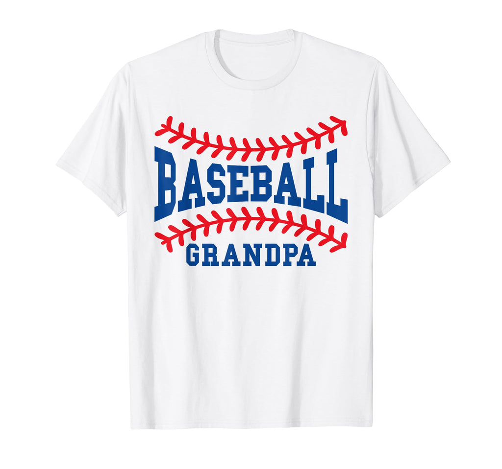 Baseball Grandpa Laces Little League T-Shirt - Minimalist Print Men Women - T-Shirt, Sweatshirt, Hoodie