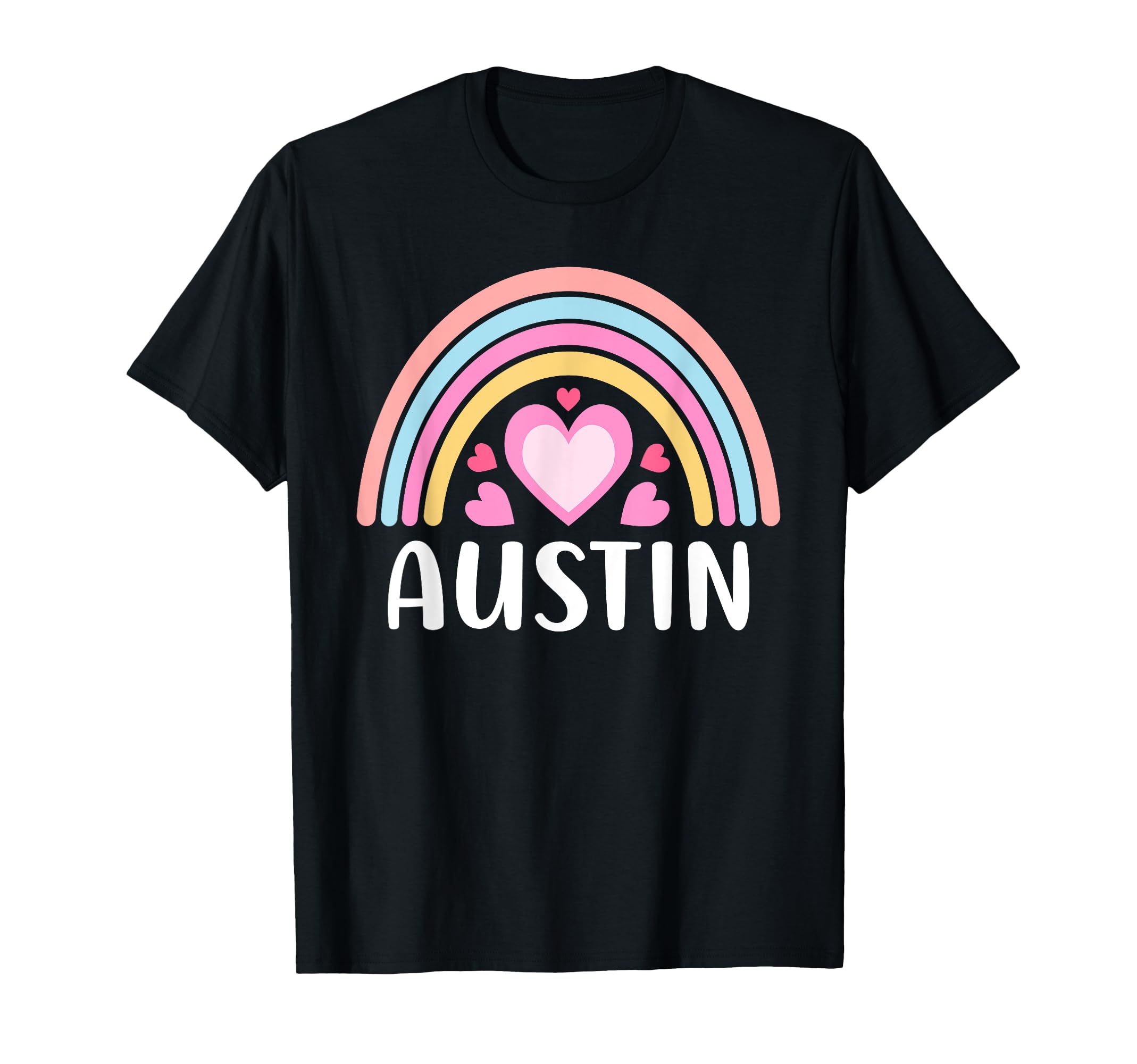 Austin Texas And I Heart Austin T-Shirt - Custom Art Print Unisex - T-Shirt, Sweatshirt, Hoodie