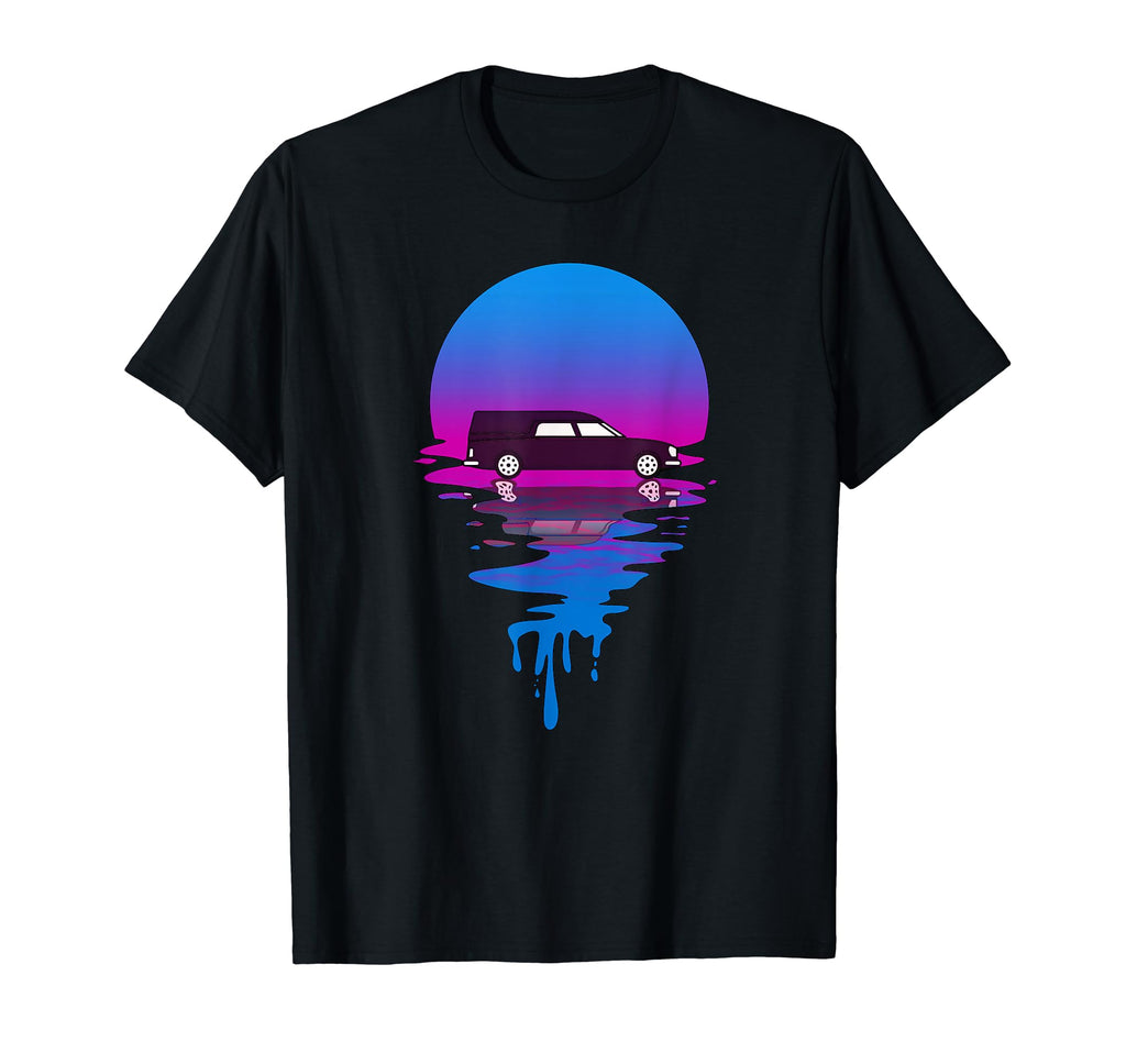 Sunset Hearse T-Shirt - Novelty Apparel for Adults - T-Shirt, Sweatshirt, Hoodie