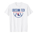 Louisiana Tech Bulldogs Baseball Arch T-Shirt - Unique Graphic Men Women - T-Shirt, Sweatshirt, Hoodie