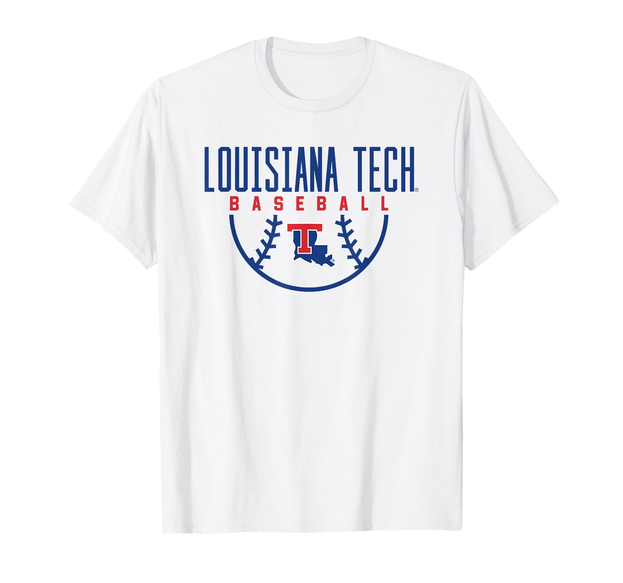 Louisiana Tech Bulldogs Baseball Arch T-Shirt - Unique Graphic Men Women - T-Shirt, Sweatshirt, Hoodie