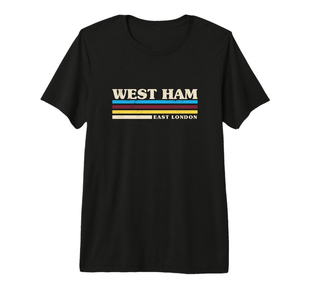 Stripe West Ham T-Shirt - Casual Everyday Wear Unisex - T-Shirt, Sweatshirt, Hoodie