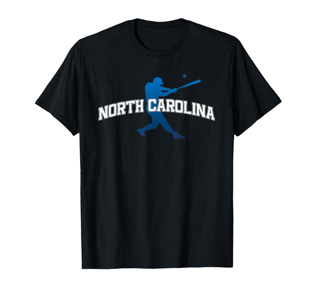 North Carolina Baseball Player T-Shirt - Casual Everyday Wear Men Women - T-Shirt, Sweatshirt, Hoodie