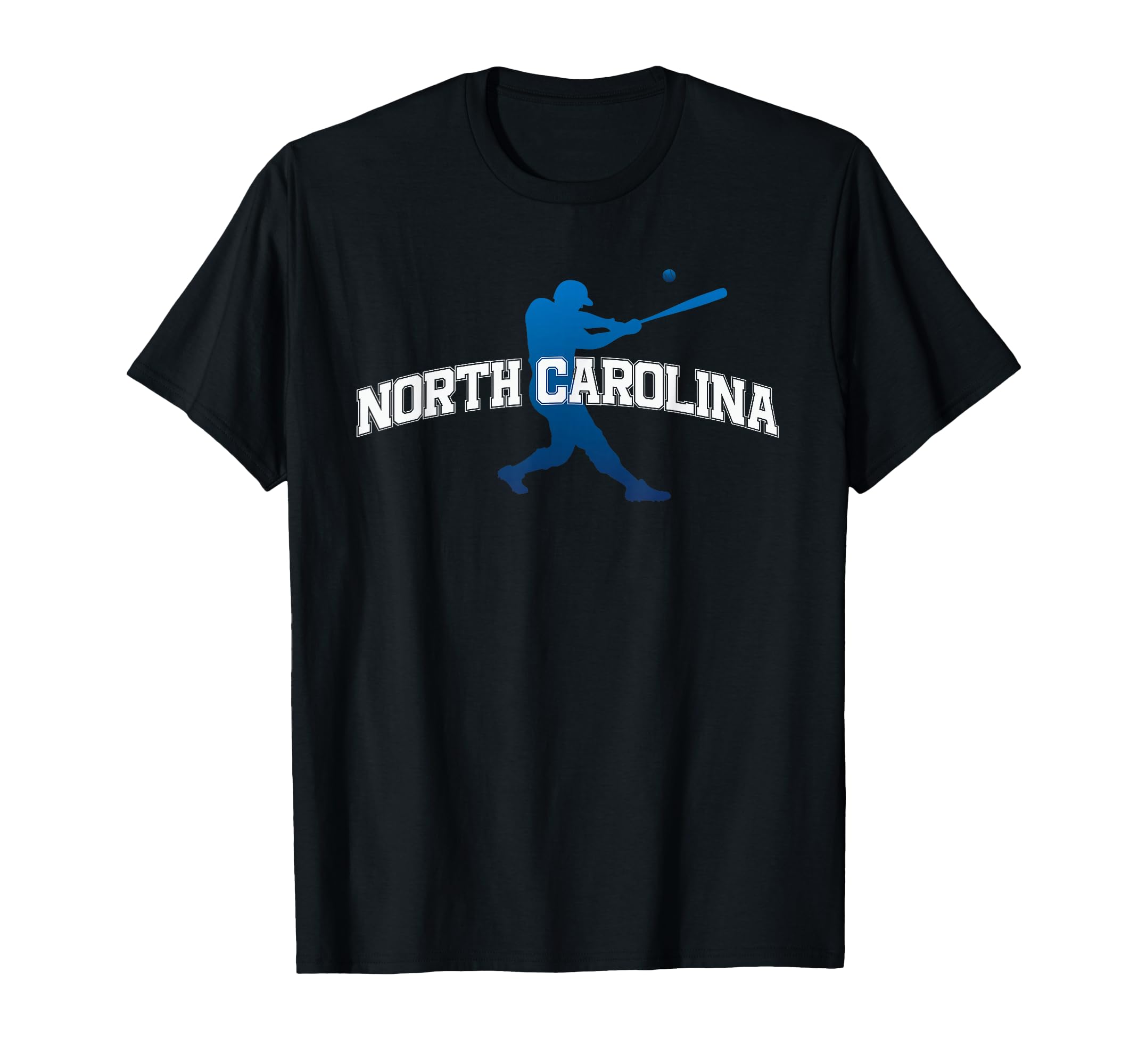 North Carolina Baseball Player T-Shirt - Casual Everyday Wear Men Women - T-Shirt, Sweatshirt, Hoodie