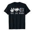 Peace Love And Archery T-Shirt - Unique Graphic for Adults - T-Shirt, Sweatshirt, Hoodie