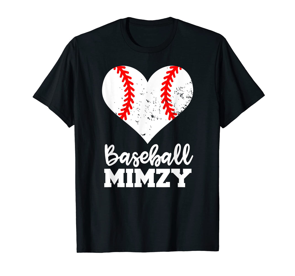 Baseball Mimzy Funny Baseball Heart T-Shirt - Novelty Apparel Men Women - T-Shirt, Sweatshirt, Hoodie