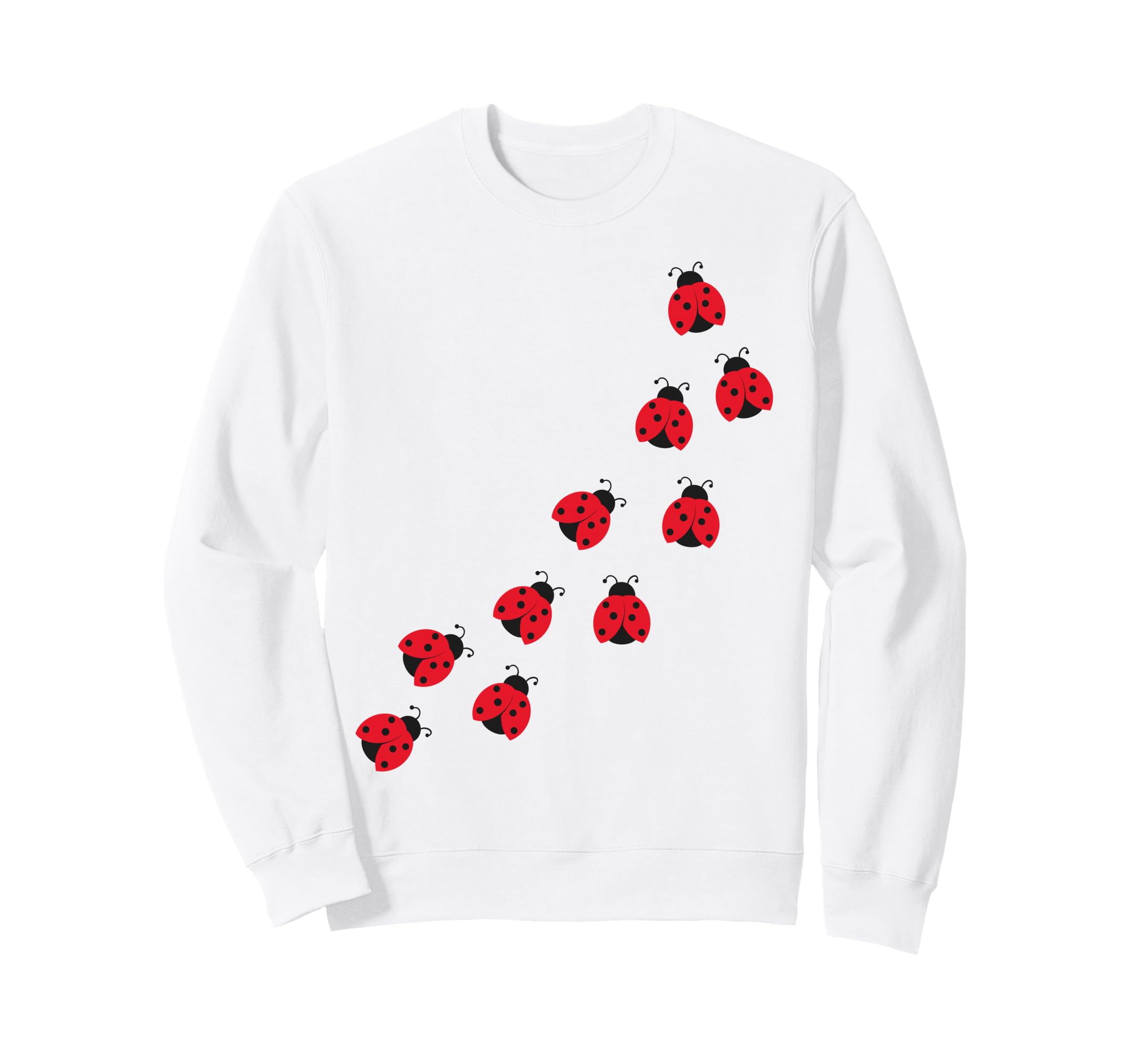 Ladybug Y2K Grunge Teen Whimsy Twee Sweatshirt - Custom Art Print Unisex - T-Shirt, Sweatshirt, Hoodie