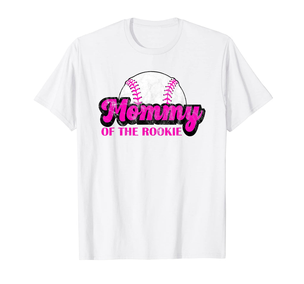 Baseball Mommy Rookie Baseball T-Shirt - Custom Art Print Men Women - T-Shirt, Sweatshirt, Hoodie