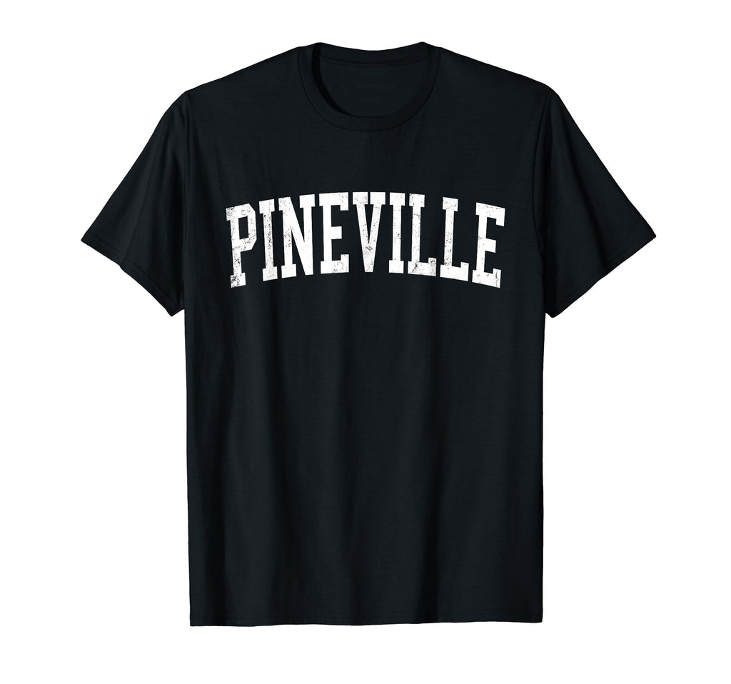 Pineville La Distressed White T-Shirt - Casual Everyday Wear for Adults - T-Shirt, Sweatshirt, Hoodie