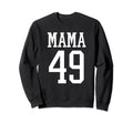 Number 49 Mama Biggest Fan Spirit Sweatshirt - Custom Art Print for Adults - T-Shirt, Sweatshirt, Hoodie