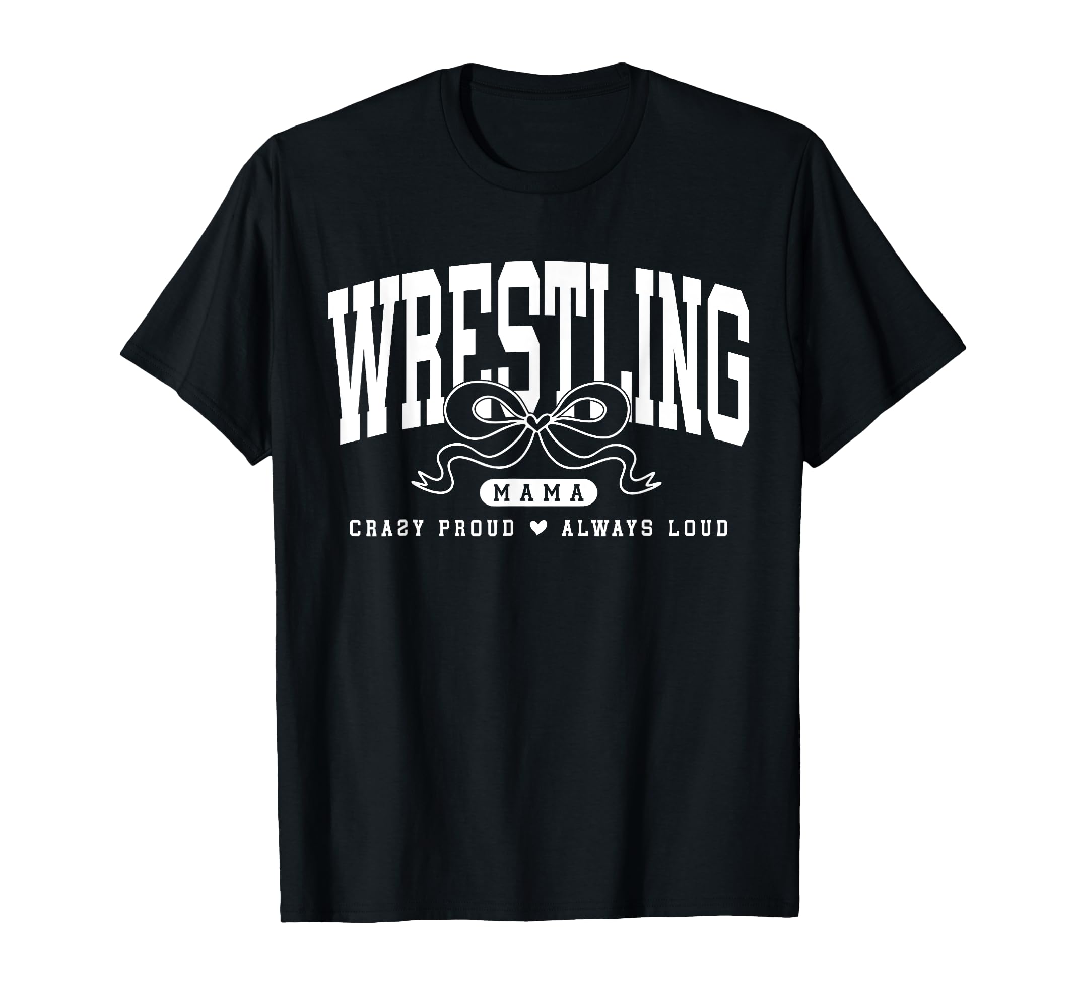 Groovy Wrestling Mama Coquette Bow T-Shirt - Streetwear Style for Adults - T-Shirt, Sweatshirt, Hoodie