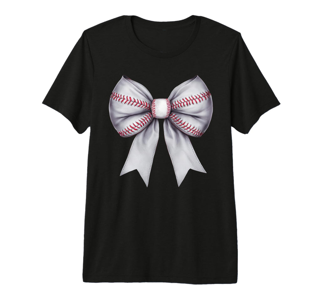 Coquette Bow Funny Baseball Lover T-Shirt - Fun Novelty Design for Adults - T-Shirt, Sweatshirt, Hoodie
