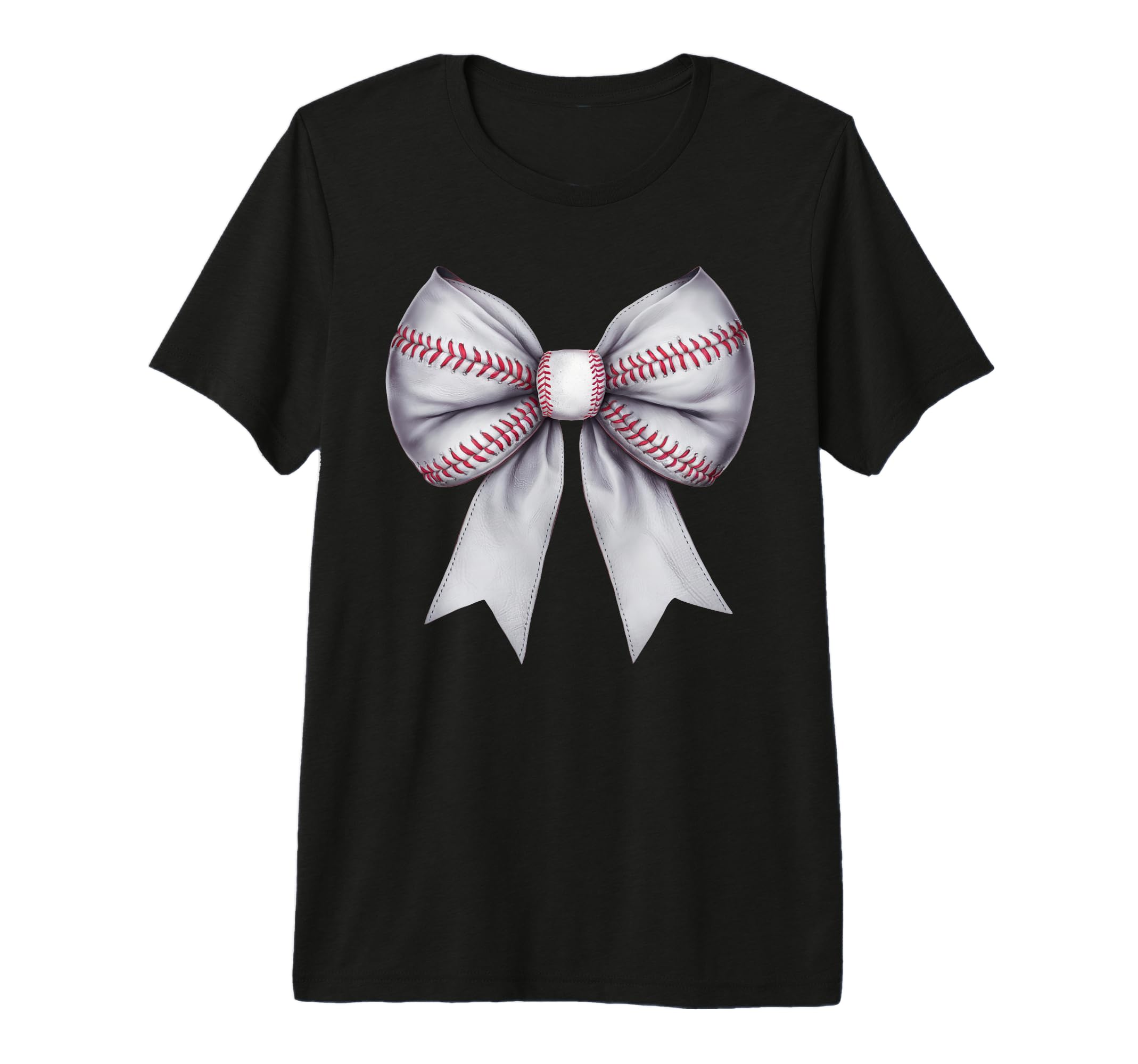 Coquette Bow Funny Baseball Lover T-Shirt - Fun Novelty Design for Adults - T-Shirt, Sweatshirt, Hoodie