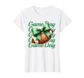 Cheer Fall Football Mom Green Game T-Shirt - Fun Novelty Design Men Women - T-Shirt, Sweatshirt, Hoodie