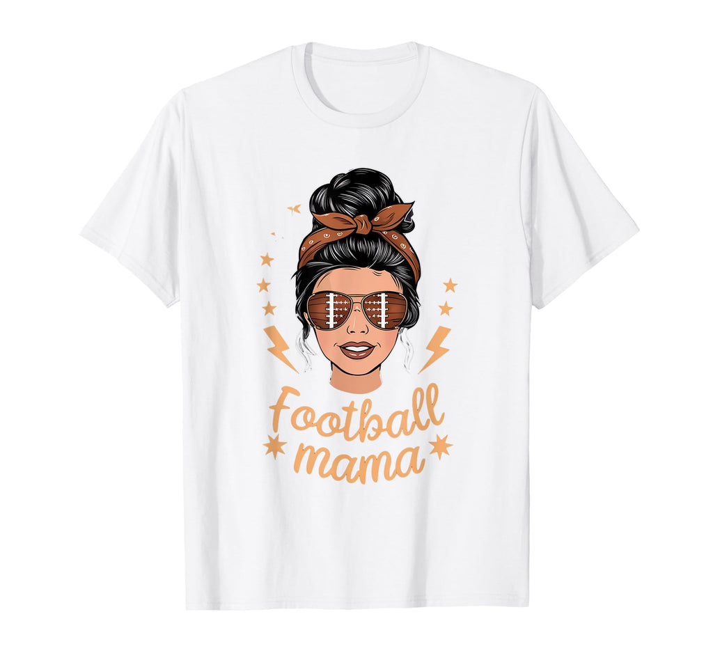 Womens Moms Coquette Bow Football Mama T-Shirt - Streetwear Style Unisex - T-Shirt, Sweatshirt, Hoodie