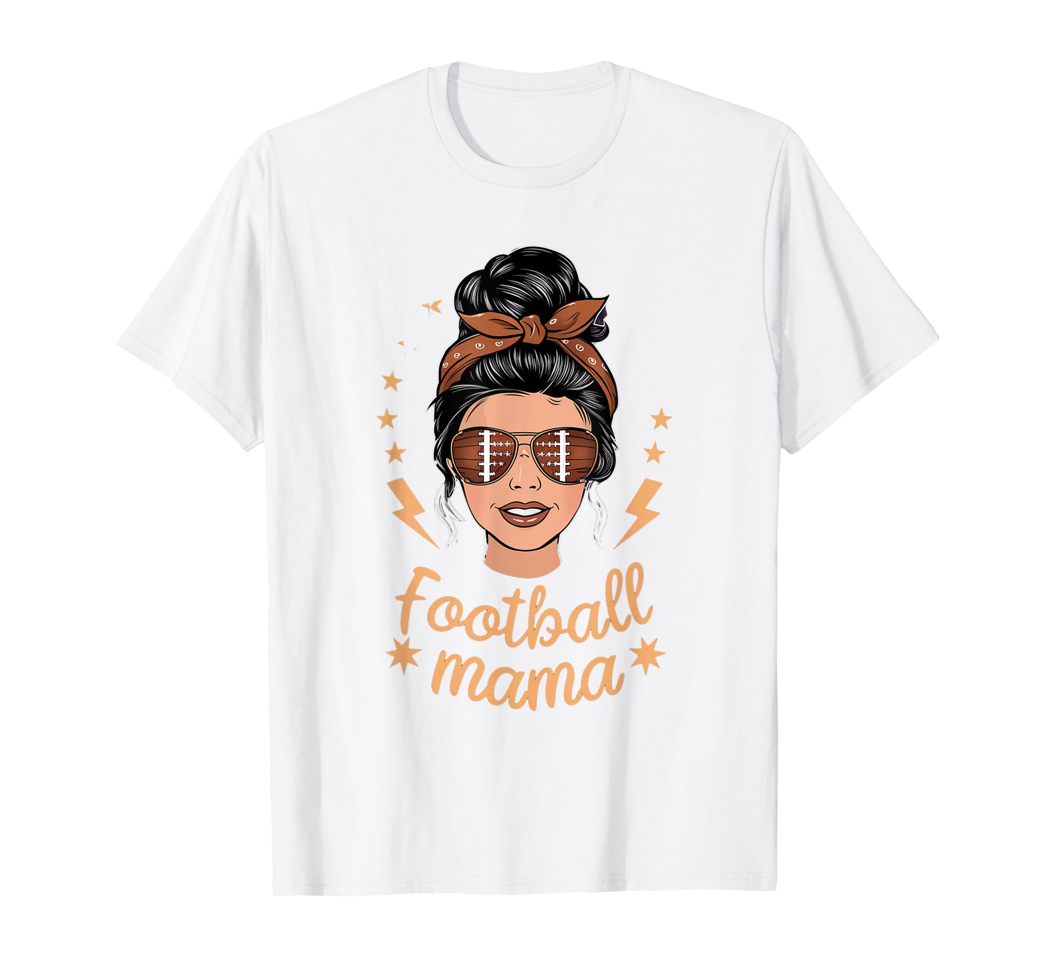 Womens Moms Coquette Bow Football Mama T-Shirt - Streetwear Style Unisex - T-Shirt, Sweatshirt, Hoodie