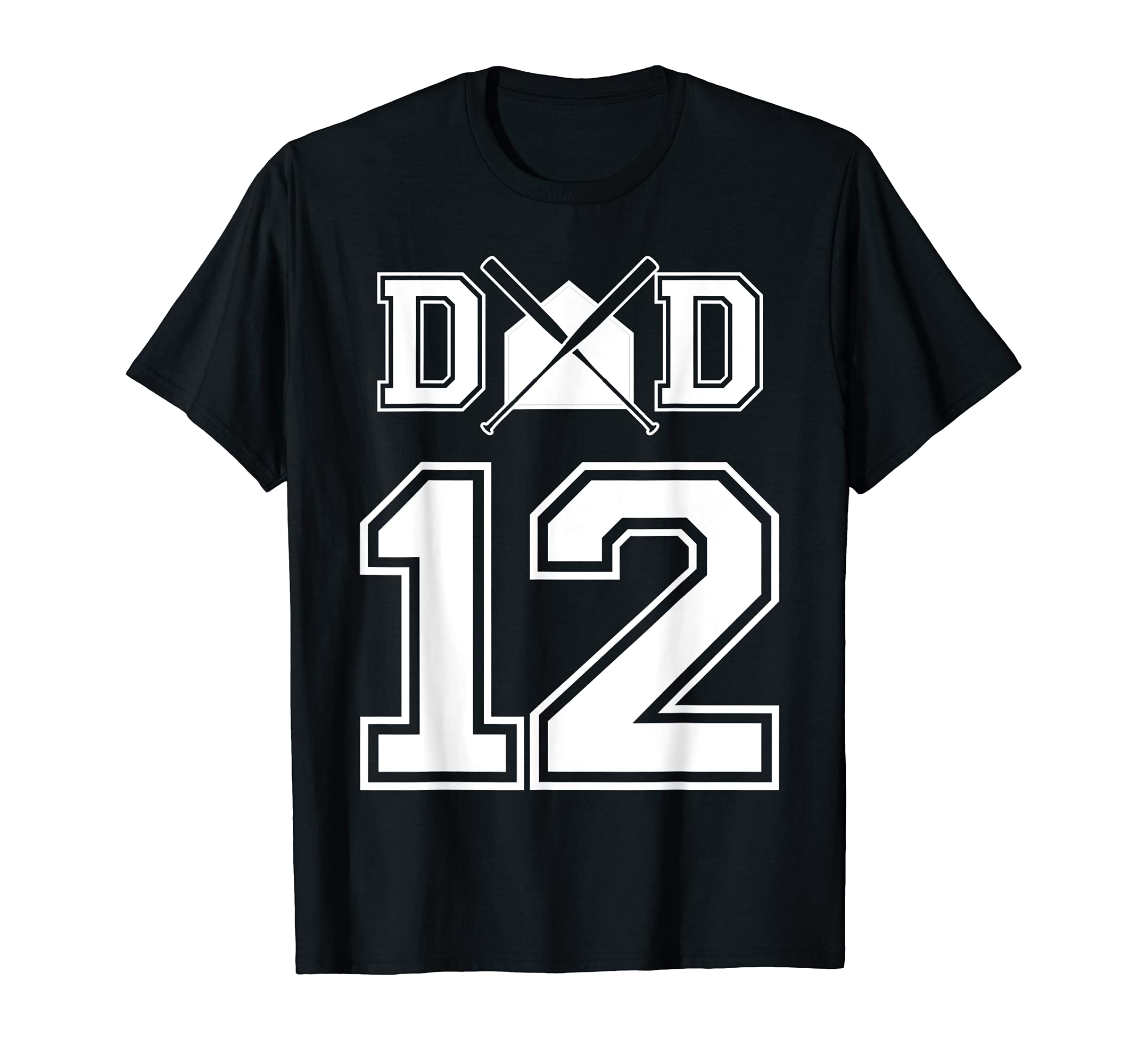 Number 12 Players Biggest Fan Baseball Or T-Shirt - Trendy Graphic Unisex - T-Shirt, Sweatshirt, Hoodie