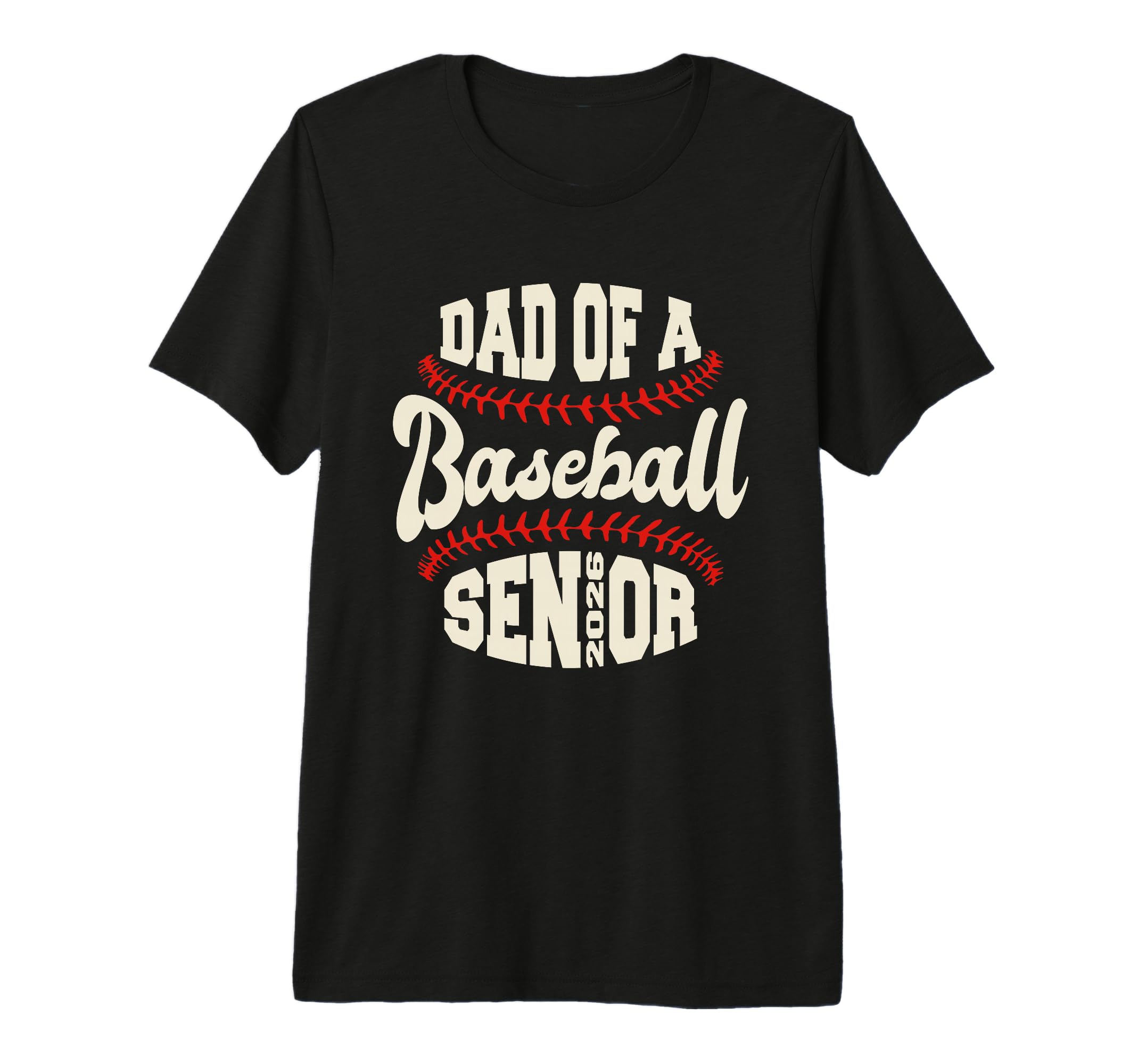 Proud Dad Baseball Senior 2026 Tri T-Shirt - Fun Novelty Design Unisex - T-Shirt, Sweatshirt, Hoodie