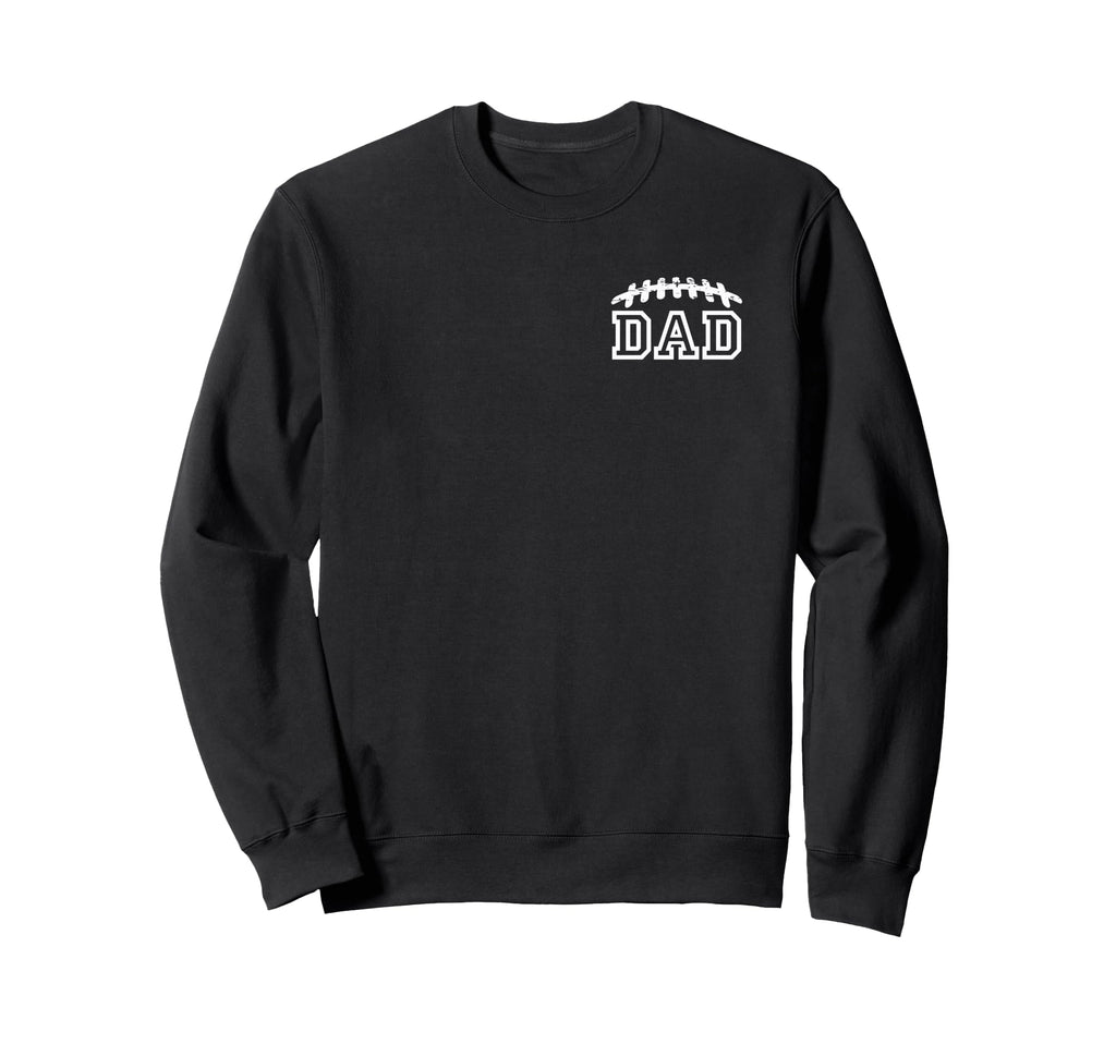 Minimal Football Dad Chest Logo Game Sweatshirt - Minimalist Print Unisex - T-Shirt, Sweatshirt, Hoodie
