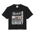 Senior 2027 Baseball Sister Proud Family T-Shirt - Novelty Apparel Unisex - T-Shirt, Sweatshirt, Hoodie