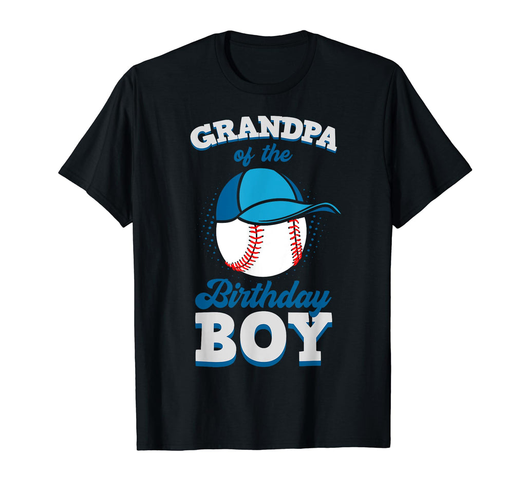 Grandpa Birthday Baseball Theme T-Shirt - Casual Everyday Wear Unisex - T-Shirt, Sweatshirt, Hoodie