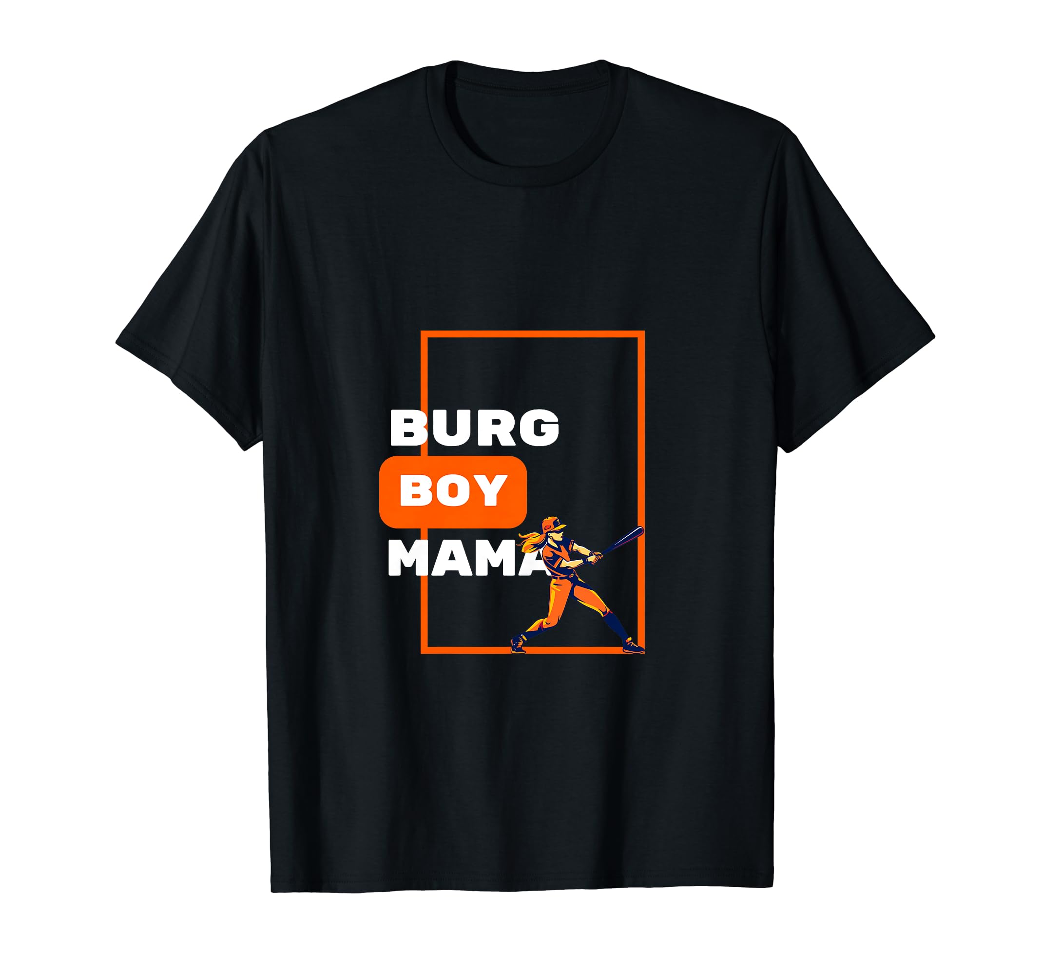 Funny Baseball Burg Mama T-Shirt - Graphic Print Men Women - T-Shirt, Sweatshirt, Hoodie