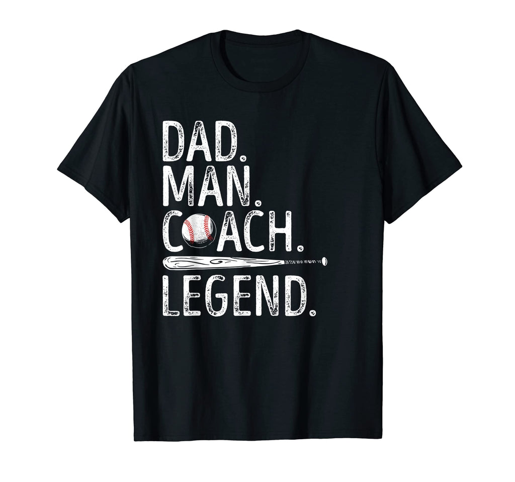 Dad Coach Legend Baseball T-Shirt - Custom Art Print Men Women - T-Shirt, Sweatshirt, Hoodie