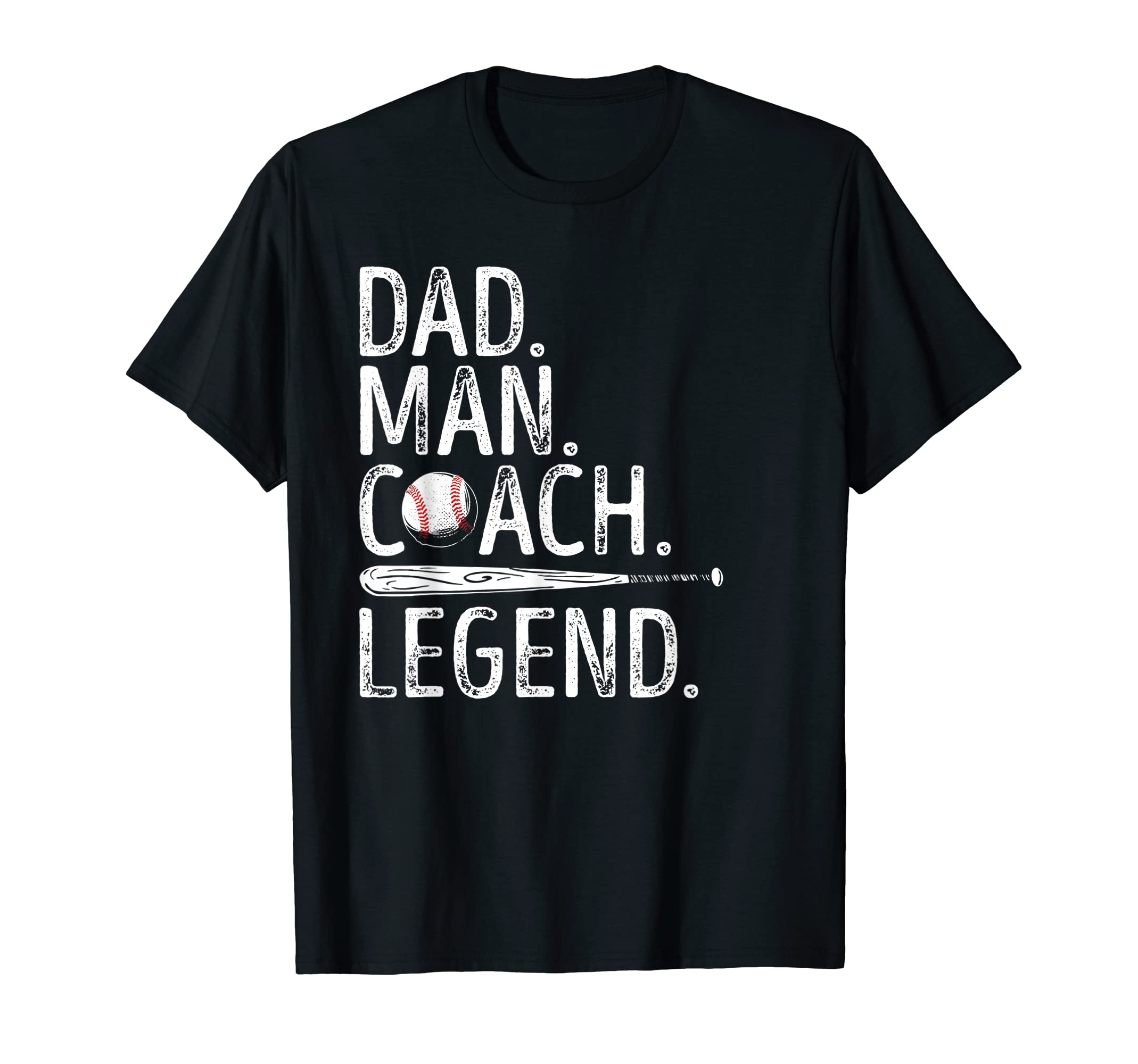 Dad Coach Legend Baseball T-Shirt - Custom Art Print Men Women - T-Shirt, Sweatshirt, Hoodie