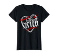 Womens Baseball Sister Heart T-Shirt - Fun Novelty Design for Adults - T-Shirt, Sweatshirt, Hoodie