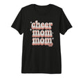Cheer Mom Mother Bow Cheerleader Game Day T-Shirt - Graphic Print Unisex - T-Shirt, Sweatshirt, Hoodie