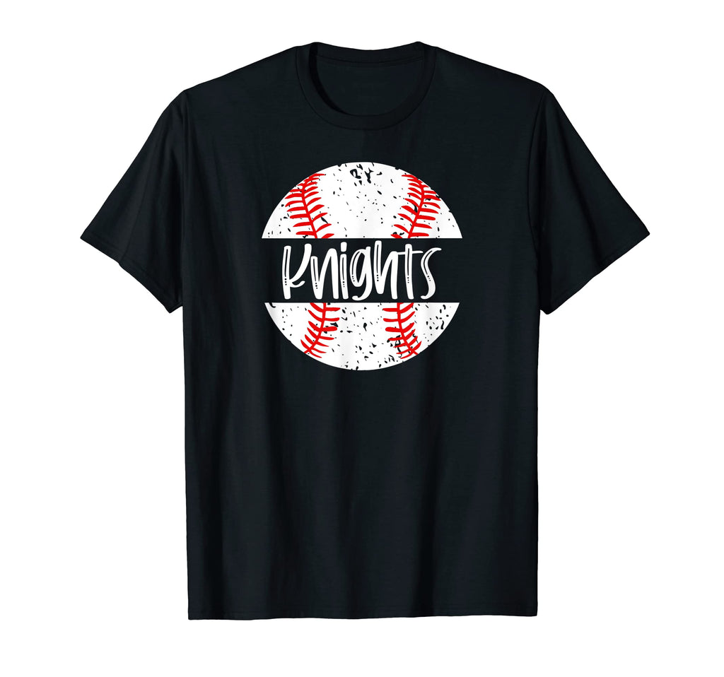 Knights Baseball Team Mascot School T-Shirt - Unique Graphic Men Women - T-Shirt, Sweatshirt, Hoodie