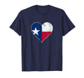 Texas Flag Heart Lone Star State T-Shirt - Fun Novelty Design for Adults - T-Shirt, Sweatshirt, Hoodie