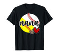Baseball Softball Nana Proud Softball T-Shirt - Streetwear Style Men Women - T-Shirt, Sweatshirt, Hoodie